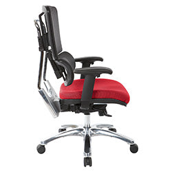 Vertical Black Mesh Back Chair